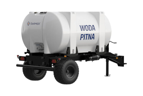 Cysterna do wody pitnej Swimer Mobilis Aqua SLP 6000 l na przyczepie z atestem PZH