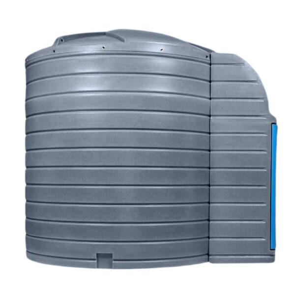 Widok boczny zbiornika na AdBlue Swimer Blue Tank Comfort-Line 10000 l, szafa dystrybucyjna z prawej strony