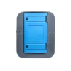 Zbiornik na AdBlue 2500 l Swimer Blue Tank Comfort-Line FUDPS od frontu, z zamkniętą niebieską szafą dystrybucyjną