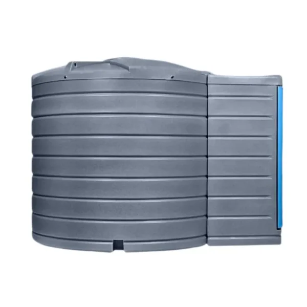 Widok boczny zbiornika na AdBlue Swimer Blue Tank Comfort-Line 3500 l od strony przeciwnej do szafy dystrybucyjnej