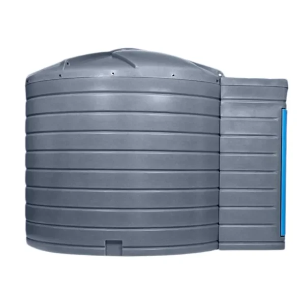 Widok boczny zbiornika na AdBlue Swimer Blue Tank Comfort-Line 7500 l od strony przeciwnej do szafy dystrybucyjnej