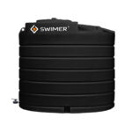 Zbiornik na deszczówkę Swimer Comfort-Line 3500l ustawiony na płaskim podłożu