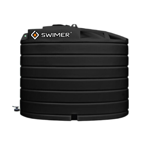 Naziemny zbiornik na deszczówkę Swimer Comfort-Line 5000l w kolorze czarnym