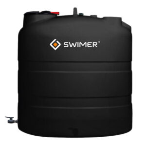 Naziemny zbiornik na deszczówkę Swimer Eco-Line ELJP 2500l w kolorze czarnym
