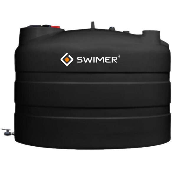 Naziemny zbiornik na deszczówkę Swimer Eco-Line ELJP 5000l w kolorze czarnym